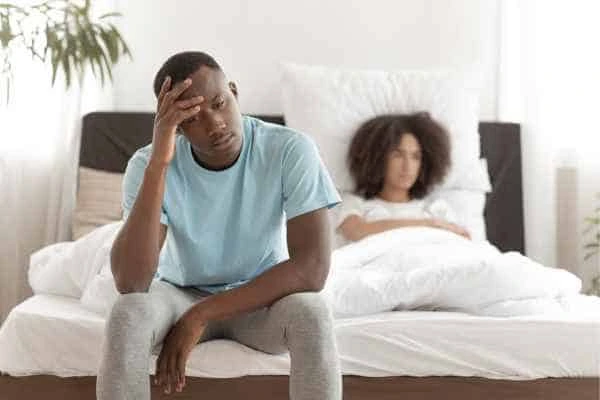 Man upset about ED symptoms Marlow