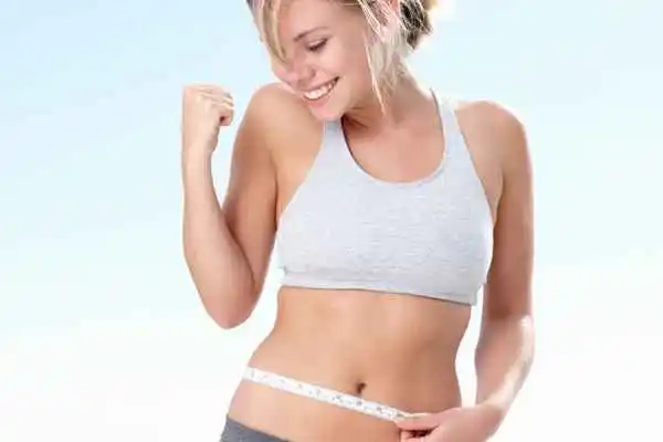 woman happy after fat reduction treatment Marlow