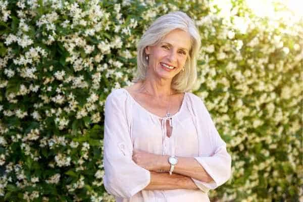 Older woman happy with urinary incontinence treatment Marlow