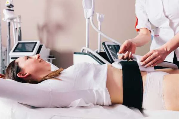 woman having body sculpting to help improve her body image and her mental health Marlow