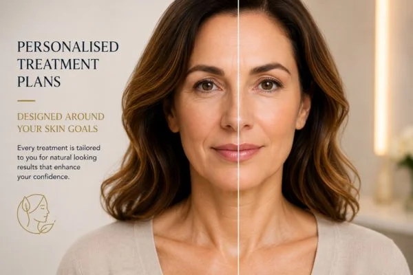 Before and after results of Collagen Lift Therapy Marlow