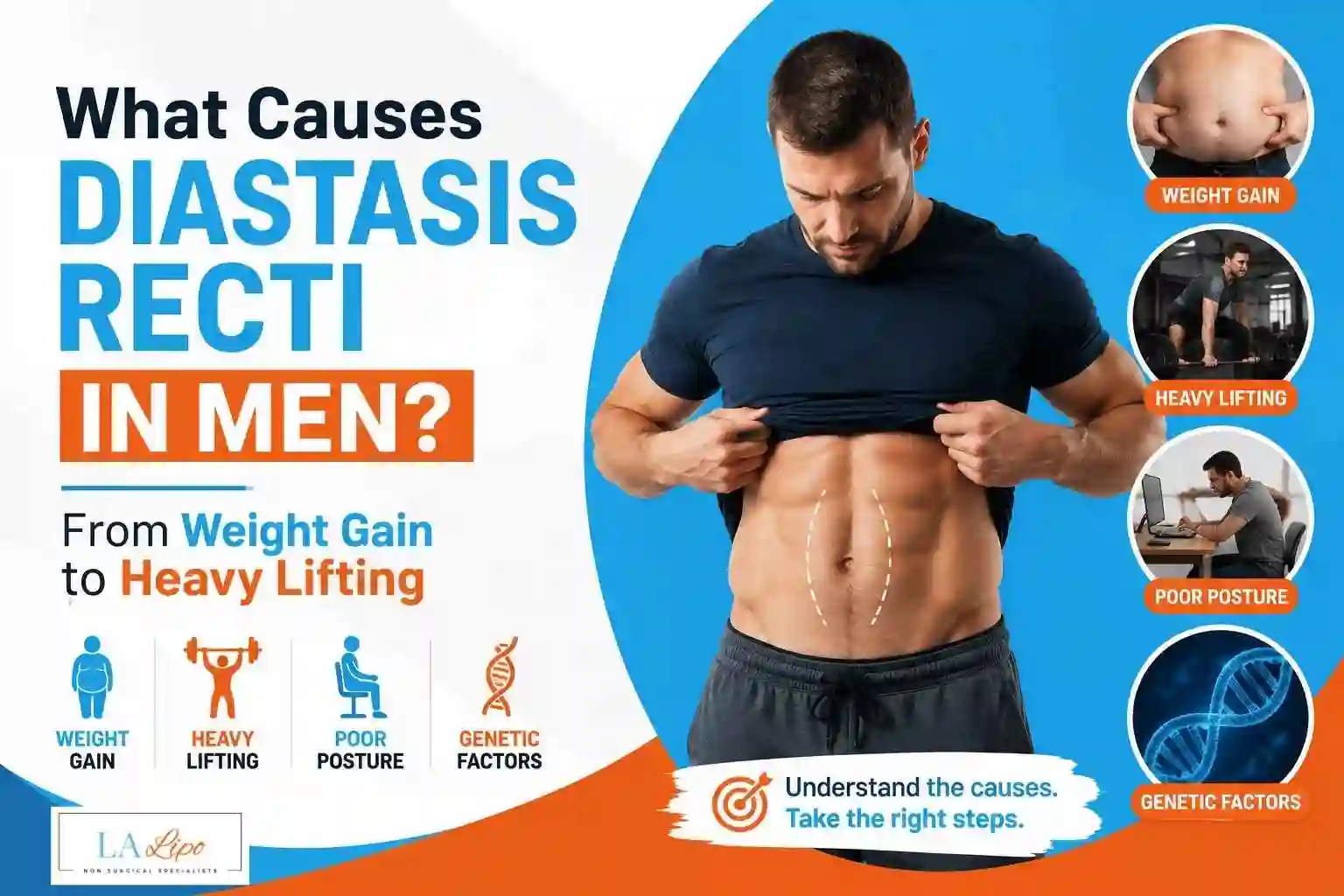 What Causes Diastasis Recti in Men? From Weight Gain to Heavy Lifting Marlow